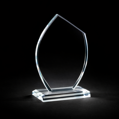 Trophäe Glas Fase 19cm