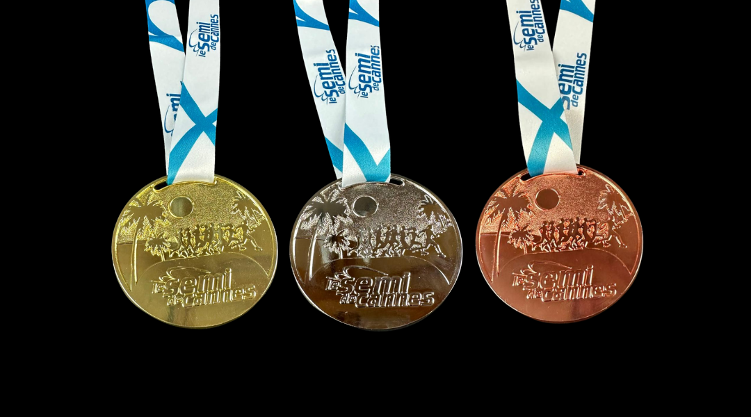 Trois médailles podiums or; argent, bronze pour le semi de cannes 2026
