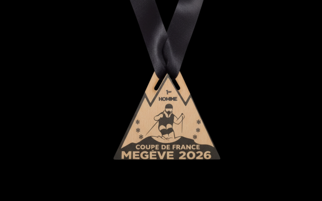 Médailles finisher - la Coupe de France de ski de bosses à Megève 2026