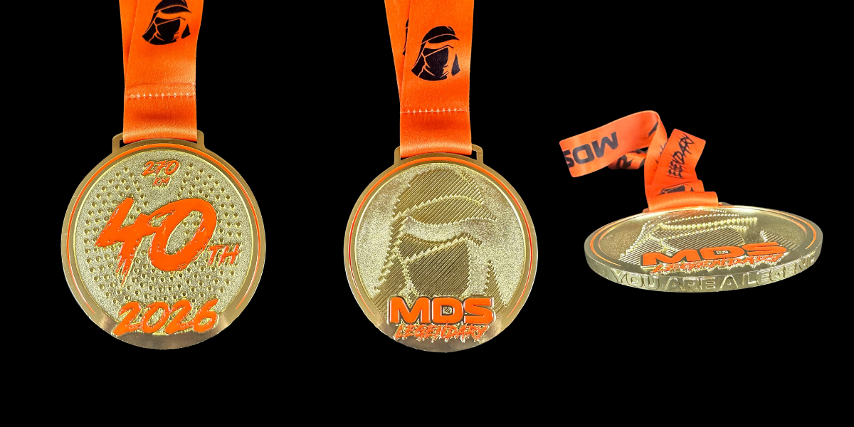 médaille finisher marathon des sables 2026 métal or coureurs trail désert mds