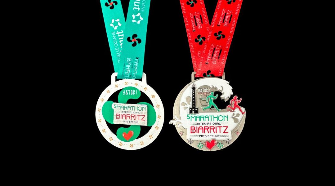 Médailles Marathon de Biarritz 2026
