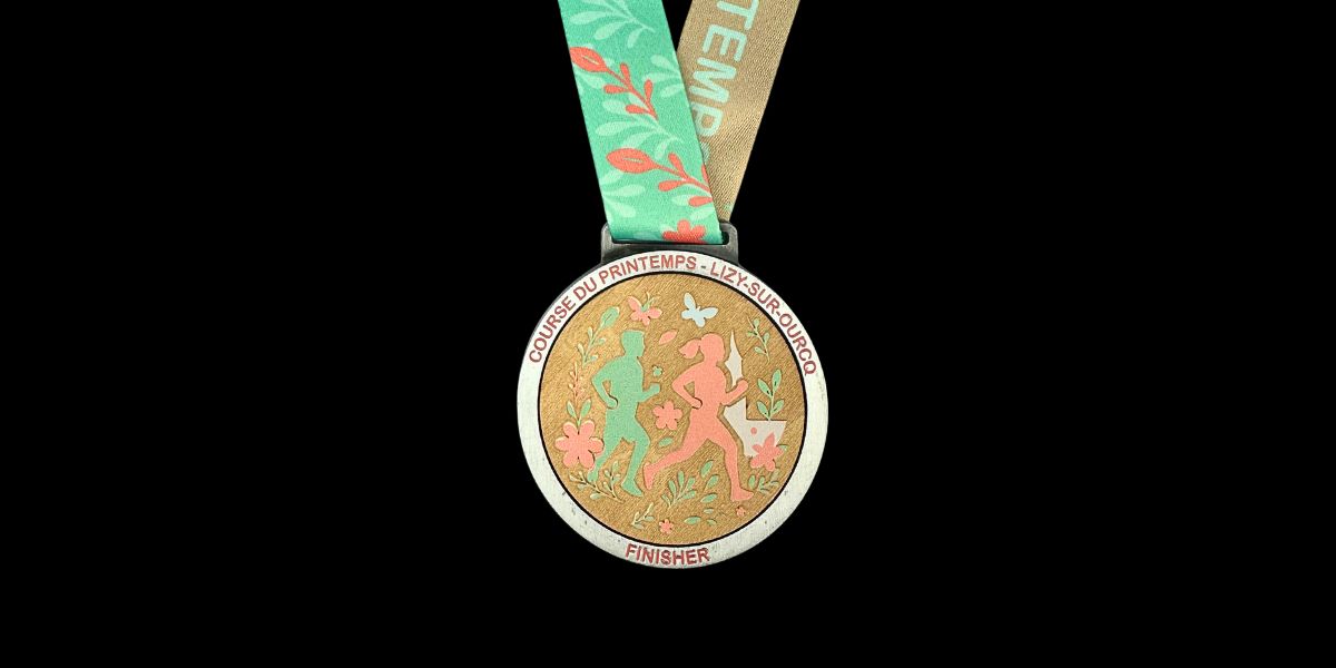 médaille course du printemps lizy sur ourcq 2026 métal bois